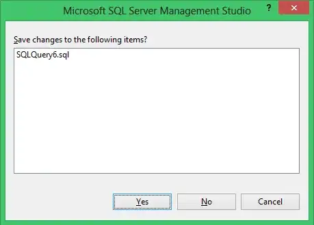 save change to the following items