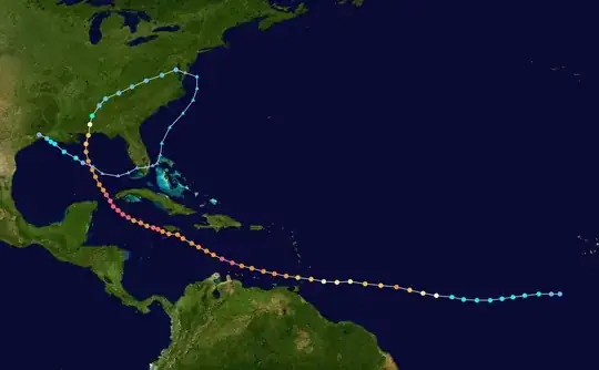 Ivan track. Source: NOAA via Wikipedia