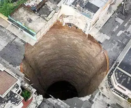 Guatemalan sinkhole