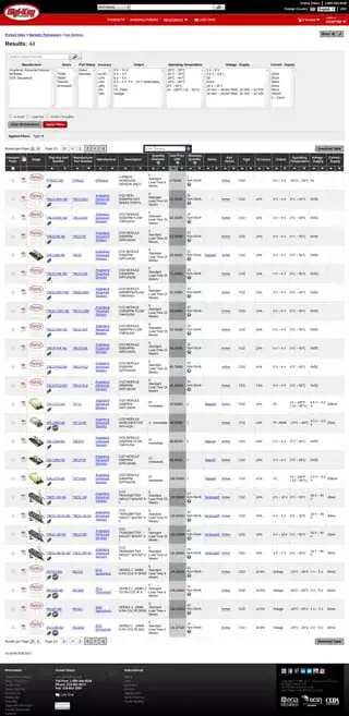 CO2 sensors - Digikey