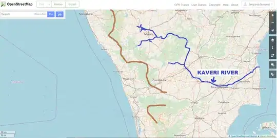 OSM waterways