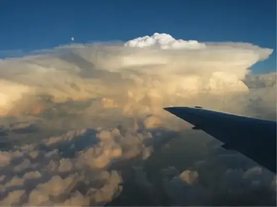 Overshooting top