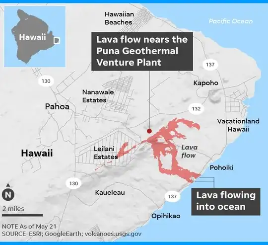 Puna GeoThermal Venture Map