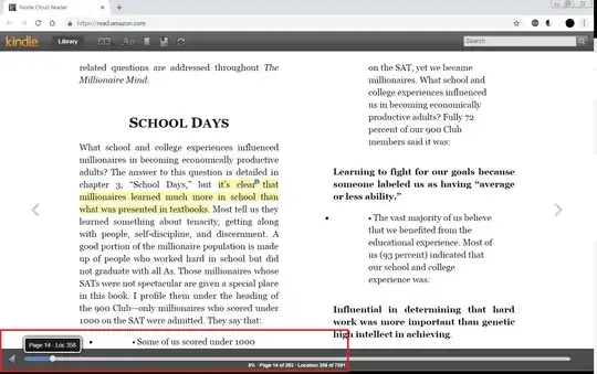 Kindle Location Progress Bar