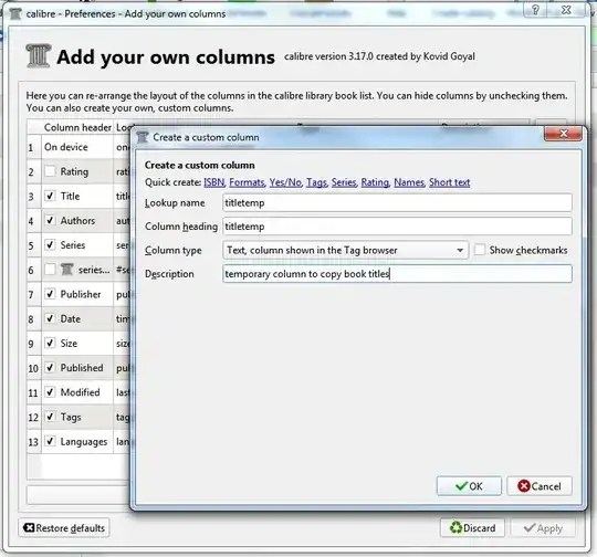 Creating a temporary column