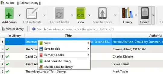 Click "Add books to library"
