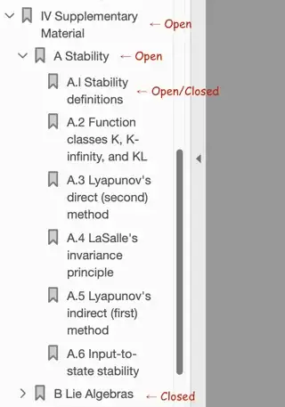 JPdfBookmarks open-closed example