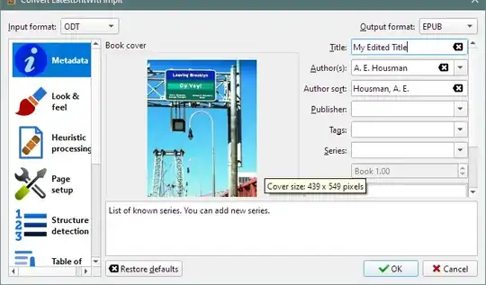 Calibre Format Conversion dlg