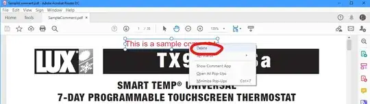 Right-click and select Delete
