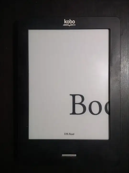photo of the EPUB displayed on my Kobo