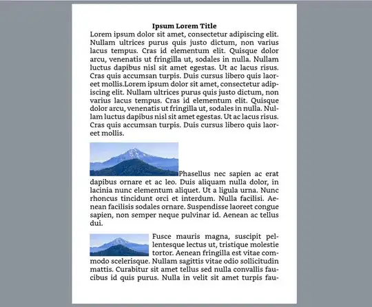 example document with two images