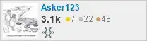 profile for Asker123 on Stack Exchange, a network of free, community-driven Q&A sites