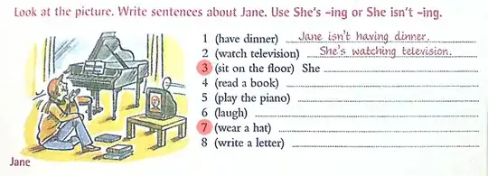 Present Continuous Exercise
