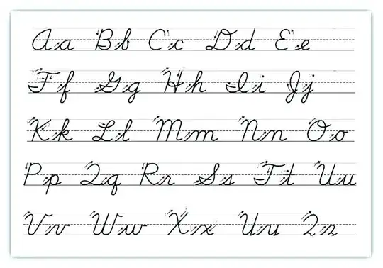 Cursive Letters