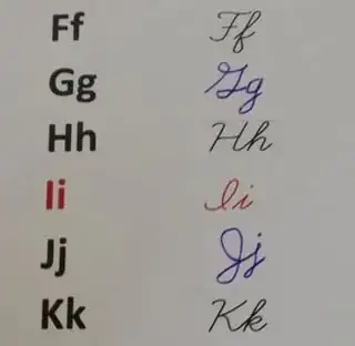 screenshot of updated letters