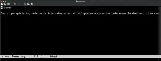 org-mode expects scrolling