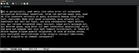 org-mode with fill-paragraph