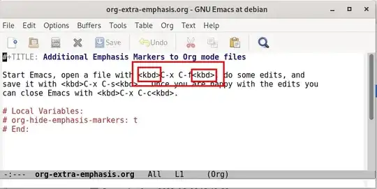 Buffer when org-extra-emphasis-mode is OFF