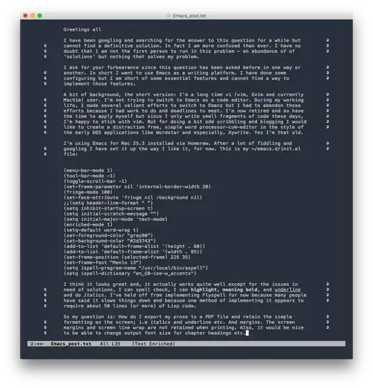 My current Emacs setup