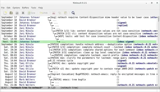 alternate tree view of search results