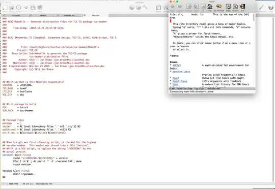 Additional frame on top of initial frame