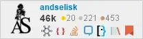 profile for andselisk on Stack Exchange, a network of free, community-driven Q&A sites