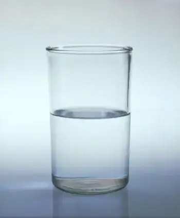 Glass with water