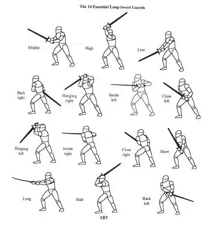 14 essential long-sword guard positions