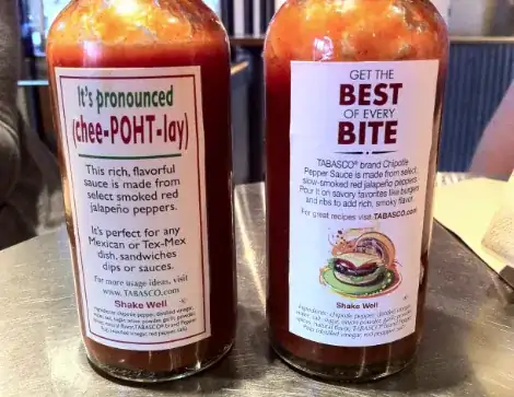 image of Tabasco chipotle sauce