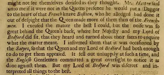 relevant text containing four instances of "Queen"