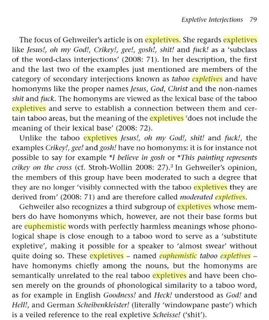 Expletives description 1