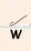 Pitman symbol for W