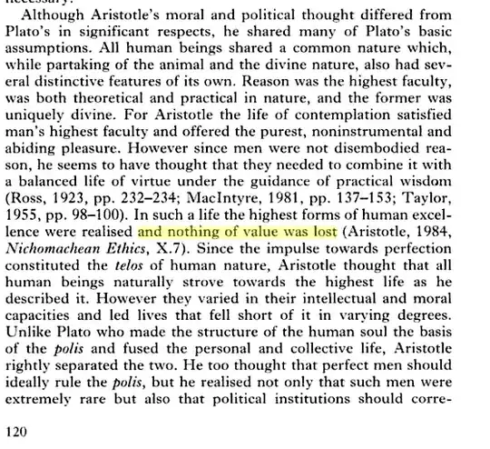 and nothing of value was lost in page 120 of Philosophy and Pluralism by David Archard