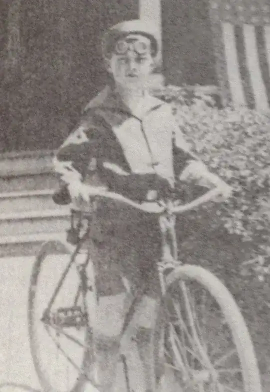 Feynman on bike