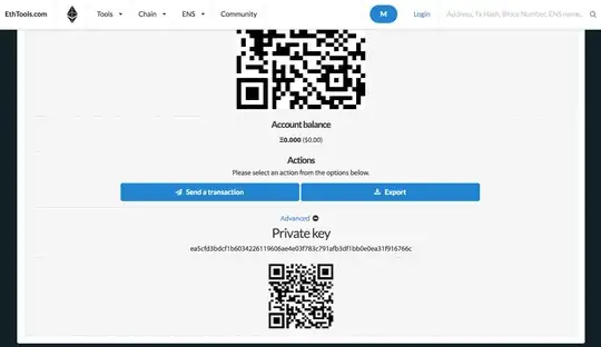 View your private key