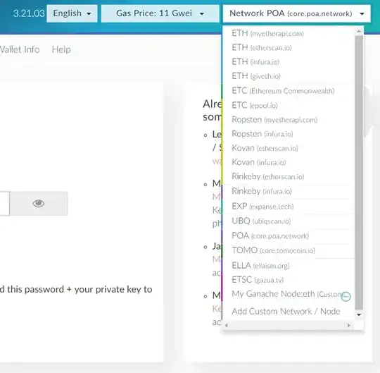 Ethereum networks that I found in MyEtherWallet.com