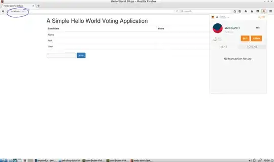 metamsk running on VM