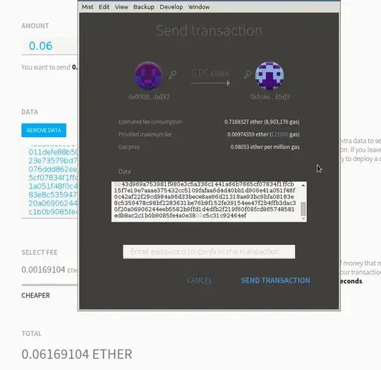 trx with 256kb random data