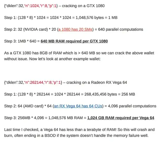 n r p values and their affects on CPU vs GPU cracking