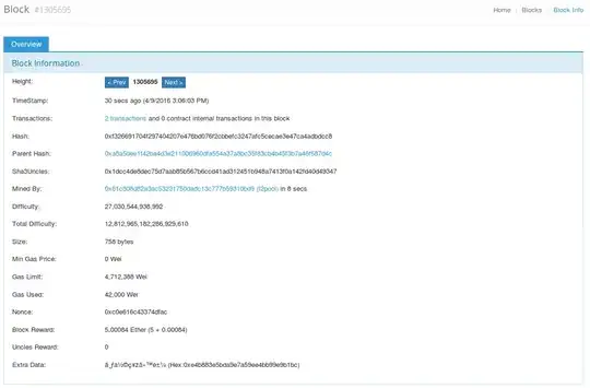 EtherScan Block 1305695