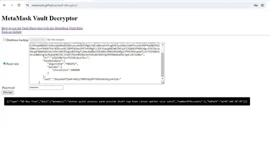 metamask-vault-decryptor