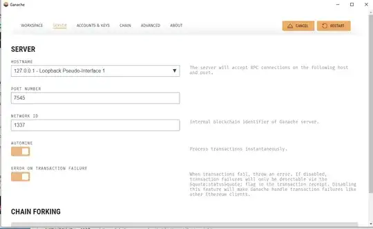 Changing Ganache NETWORK ID