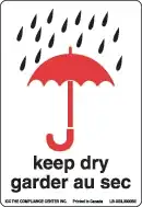 keep dry - garder au sec