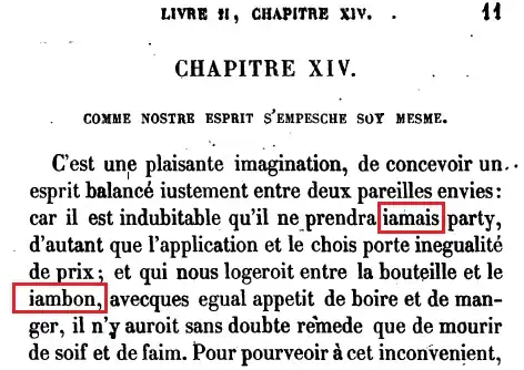ESSAIS DE MONTAIGNE SUIVIS DE SA CORRESPONDANCE