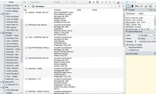 tracking document ordering