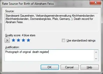 FTM 2012 Rating dialog