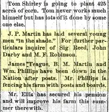Belle Plaine News, Belle Plaine, Kansas, USA, 4 February 1882