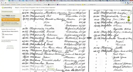 Migration record for Majersdorf Elozor