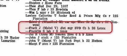 Frank J Lawless SVO Co