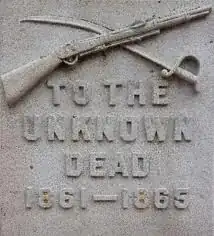 TO THE UNKNOWN DEAD 1861-1854